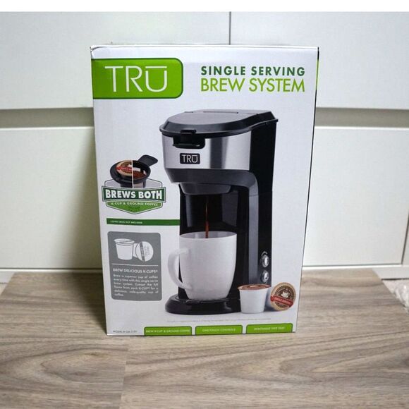 NEW! TRU Single Serving Brew System K-Cup Capability in White - Picture 1 of 7